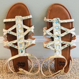Women’s Size 7 Gold Sandals